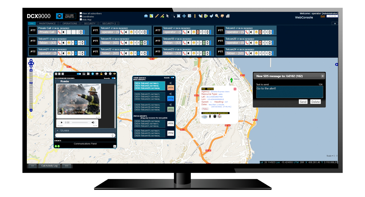 R.T.C. Telecomunicazioni Pineto dispatch DCX900 soluzione dispatch integrata per reti DIMETRA EXPRESS